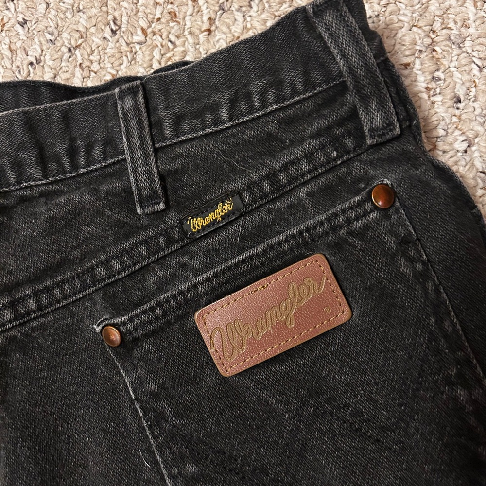 Wrangler Charcoal Denim shorts